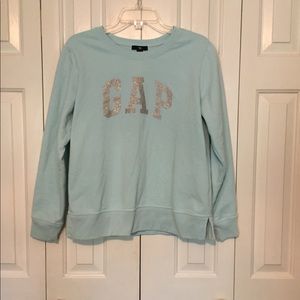 Light blue gap sweatshirt tunic